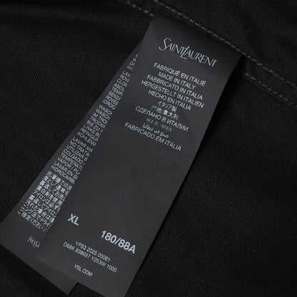 25SS カサンドラロゴ刺繍 デニムシャツ (CASSANDRE OVERSHIRT IN COTTON LINEN GABARDINE)