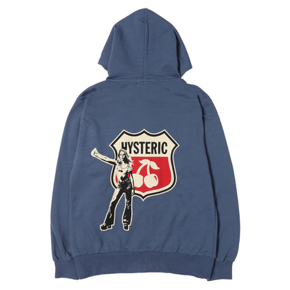25AW HYSTERIC CHERRY スウェット ジップ パーカー