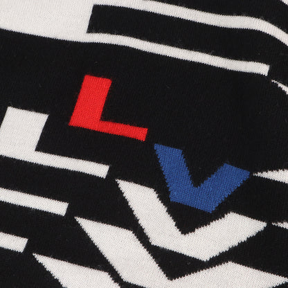 24SS LVロゴジャガード スキー ニット セーター (Jacquard Wool Pullover)