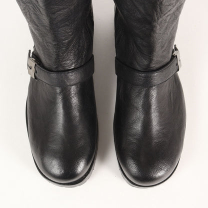 ウォッシャブルレザー エンジニアブーツ (HIGH BIKER BOOT)