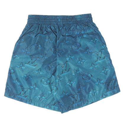 22SS メッシュライニング グラフィックモノグラム ボードショーツ (Graphic Print Nylon Shorts)
