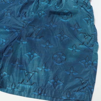 22SS メッシュライニング グラフィックモノグラム ボードショーツ (Graphic Print Nylon Shorts)