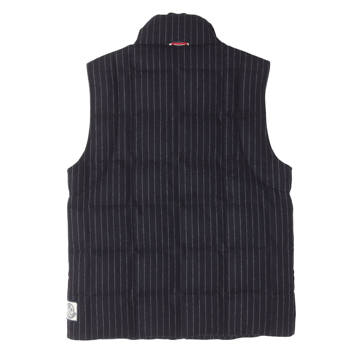 ストライプ ウールフラノ ダウンベスト (GILET) / MADE IN ITALY