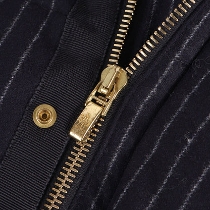 ストライプ ウールフラノ ダウンベスト (GILET) / MADE IN ITALY