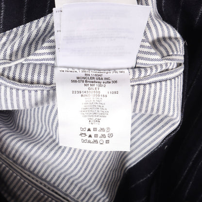 ストライプ ウールフラノ ダウンベスト (GILET) / MADE IN ITALY