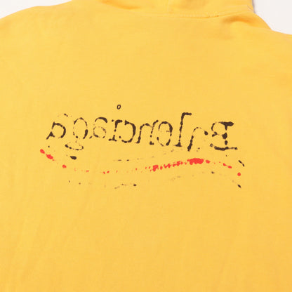 23SS デストロイ加工 キャンペーンロゴ スウェット パーカー (POLITICAL CAMPAIGN DESTROYED HOODIE)