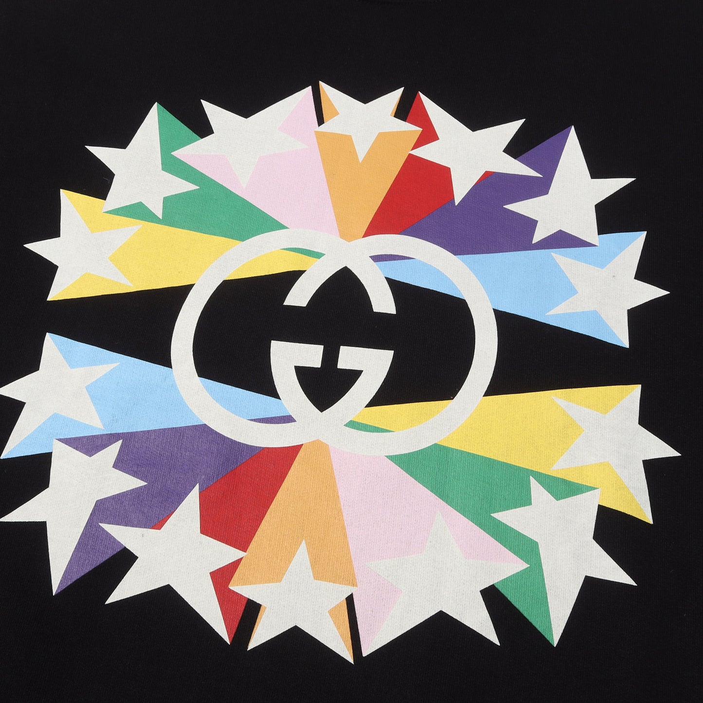 21AW グラフィックロゴ スウェット パーカー (Interlocking G Star Burst Print Cotton Sweatshirt)