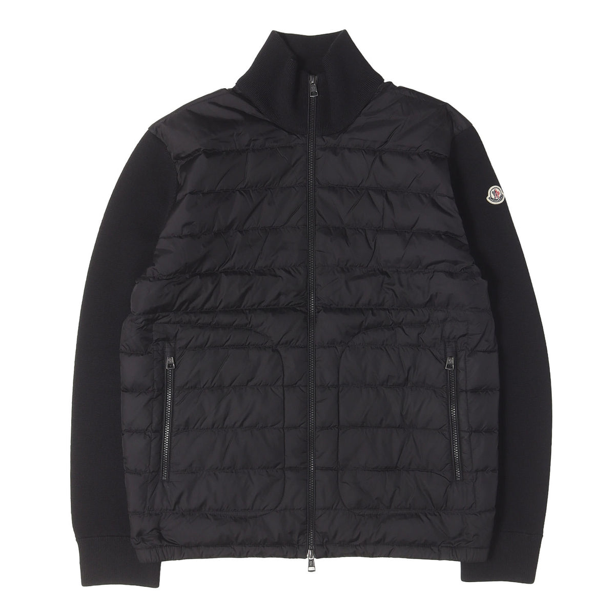 24AW ハイネック ニットコンビ ダウンジャケット (CARDIGAN TRICOT)