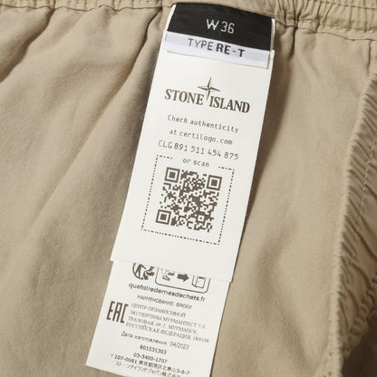 24SS ガーメントダイ ストレッチ テーパード カーゴパンツ (PANTALONE REGULAR TAPERED)
