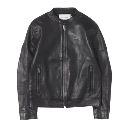 22SS ラムレザー シングル ライダース ジャケット (Leather Racer)
