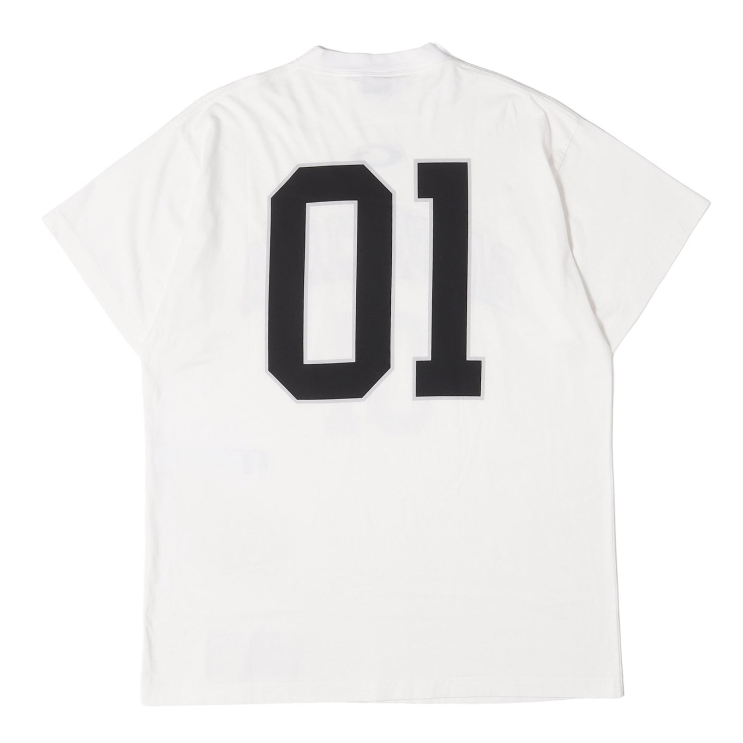 24SS モックネック ロゴ刺繍 Tシャツ (BASKETBALL SERIES OVERSIZED MOCK NECK T-SHIRT)