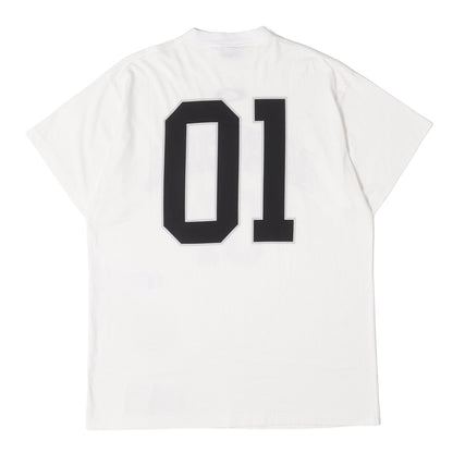 24SS モックネック ロゴ刺繍 Tシャツ (BASKETBALL SERIES OVERSIZED MOCK NECK T-SHIRT)
