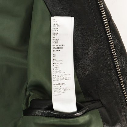 24AW バックエンボスロゴ ラムレザー ボンバージャケット (BLOUSON JACKET IN SOFT LAMBSKIN)