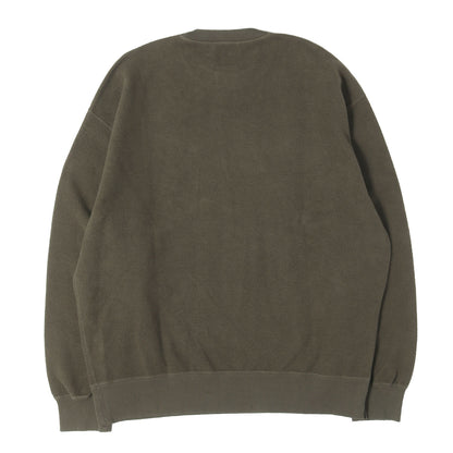 24AW ヴィンテージ ストーンウォッシュ ロゴ刺繍 スウェット (Vintage Stonewash Logo Crew Sweatshirt)