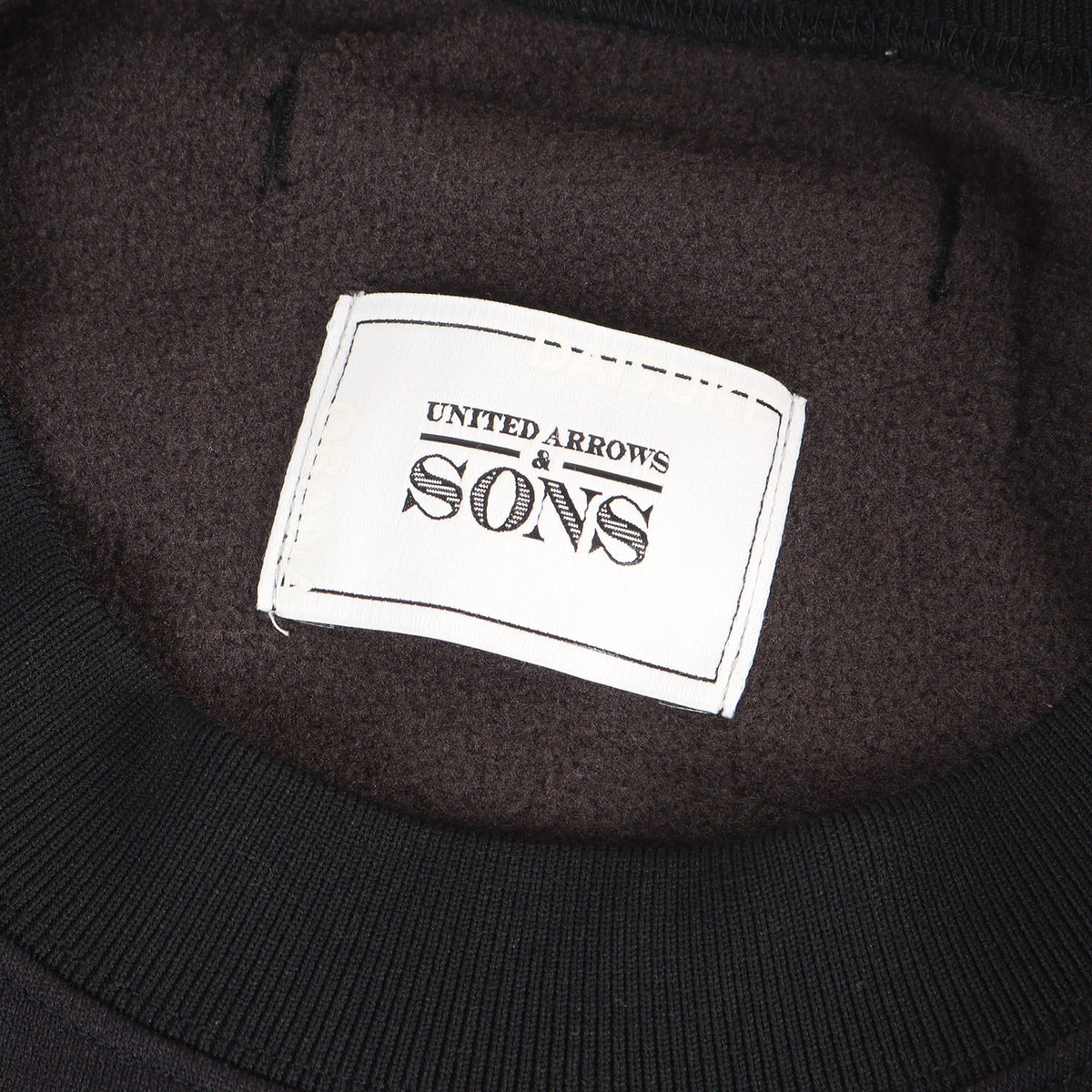 22AW DAISUKE OBANA トリコット クルーネック スウェット (TRCT D/SL CREW) / & SONS
