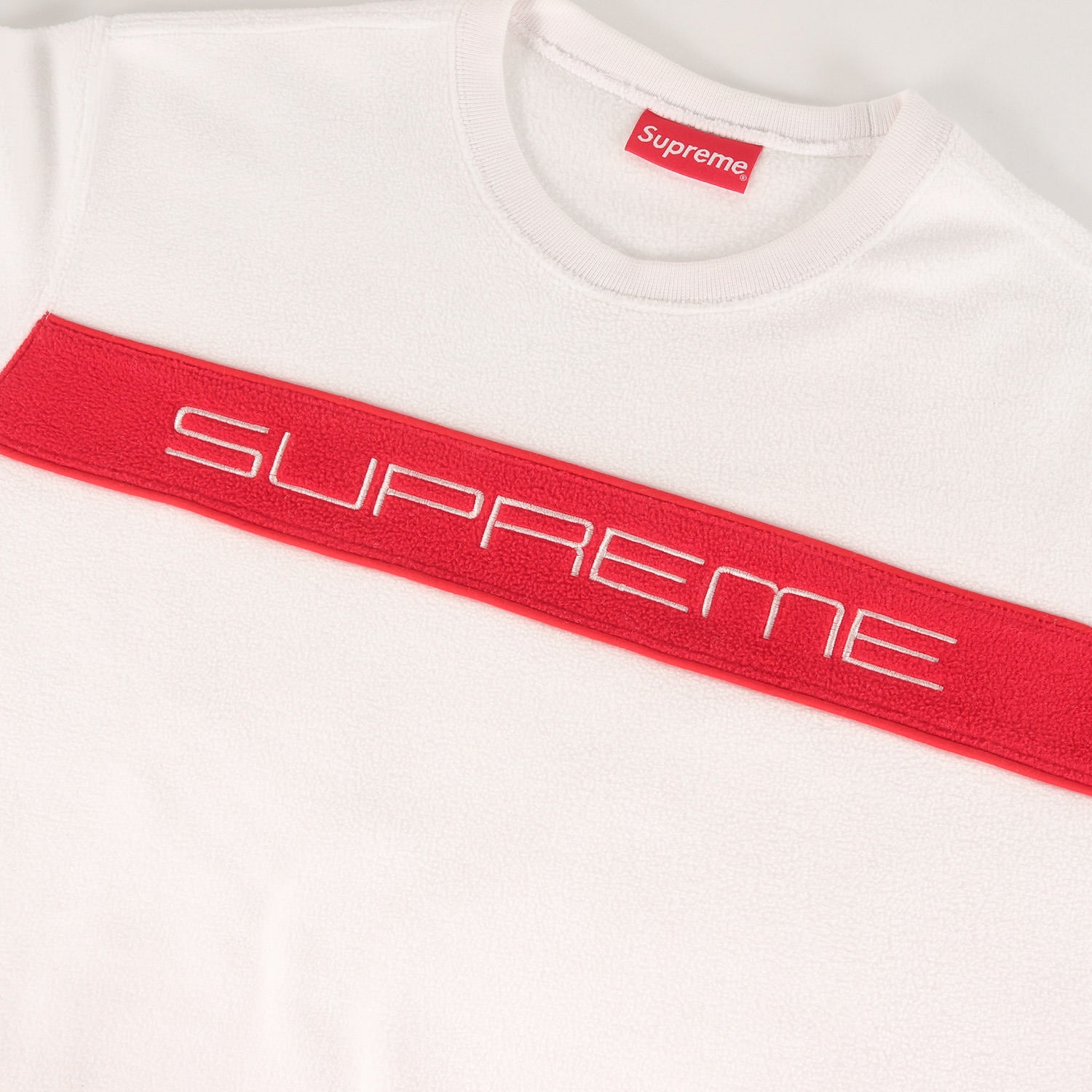 Supreme (シュプリーム) 19AW パネルロゴ ポーラテック フリース