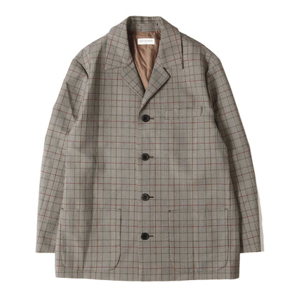 ハウンドトゥース チェック ノッチドラペル 4B ジャケット (BAYOS 5213 M.W.JACKET)
