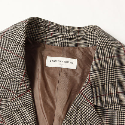 ハウンドトゥース チェック ノッチドラペル 4B ジャケット (BAYOS 5213 M.W.JACKET)