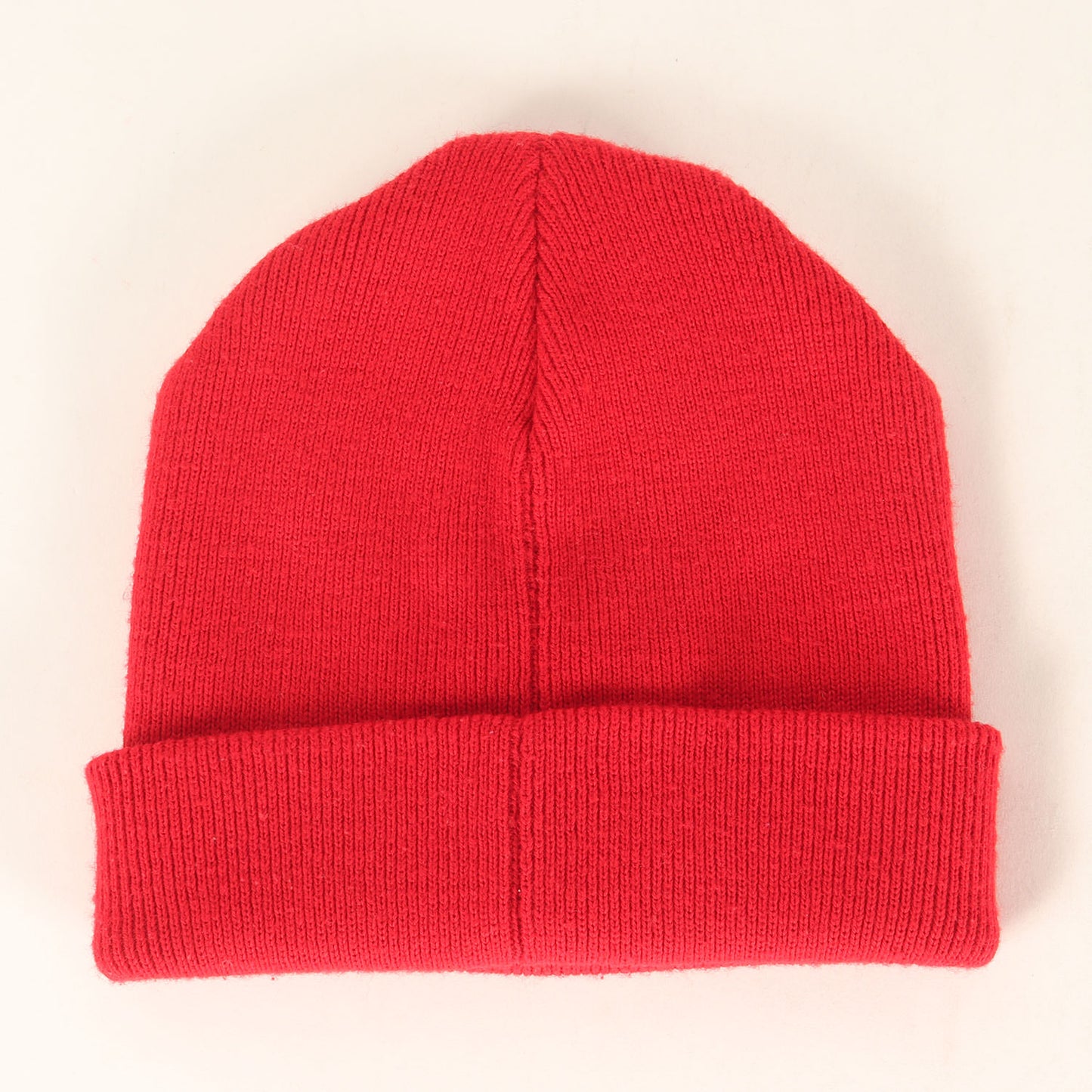 レザーロゴパッチ ウール/アクリル ニット キャップ