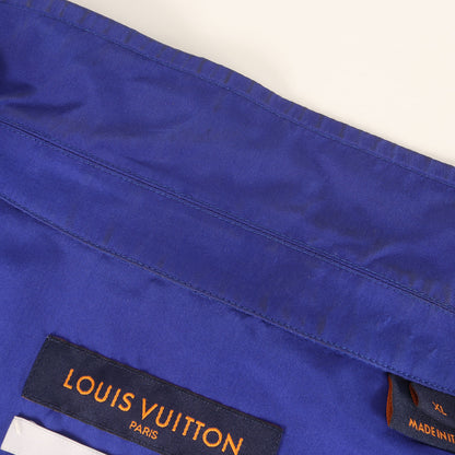 [ヴァージル・アブロー Amen Break] 22SS ハーフジップ プルオーバー シルク シャツ (RM221 H62 HMS77W)