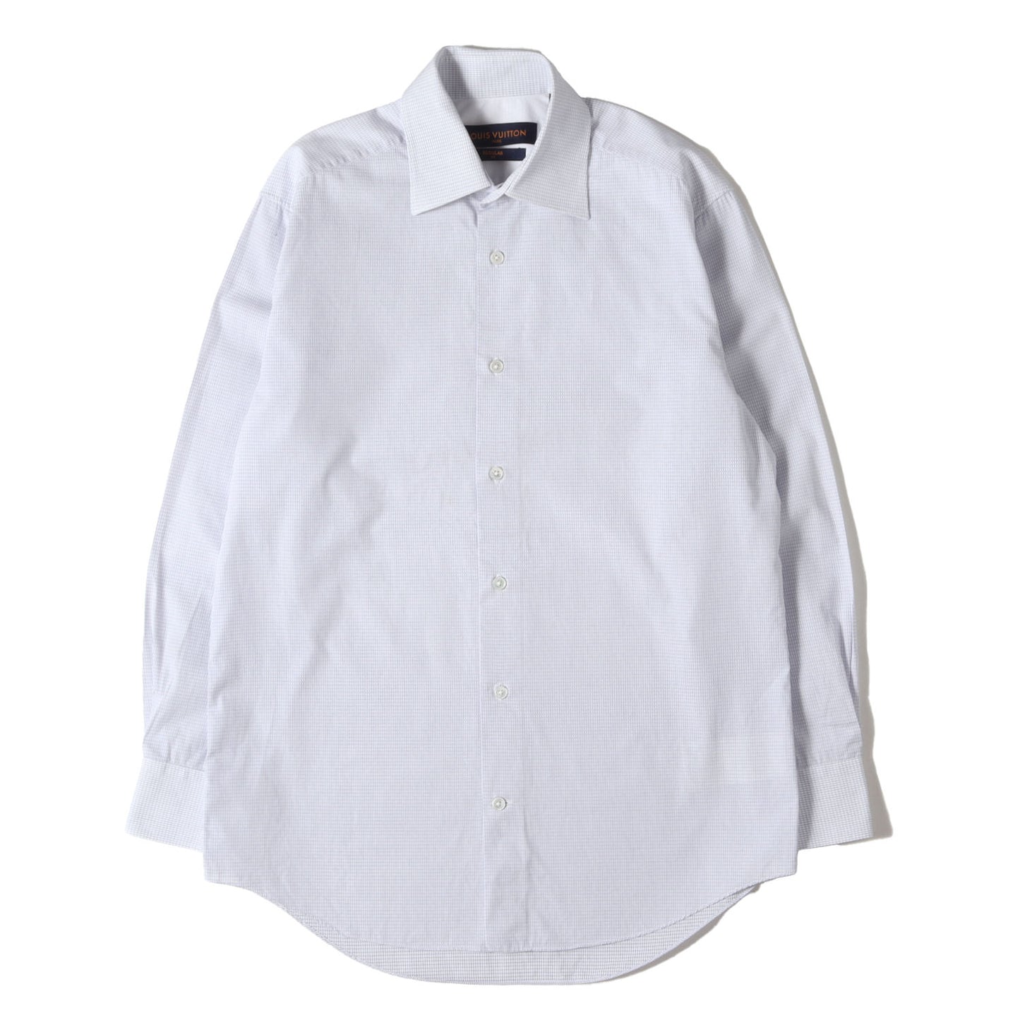 19SS ワイドカラー マイクロチェック コットン ボタンシャツ (RM191F IPJ HGS9PW)