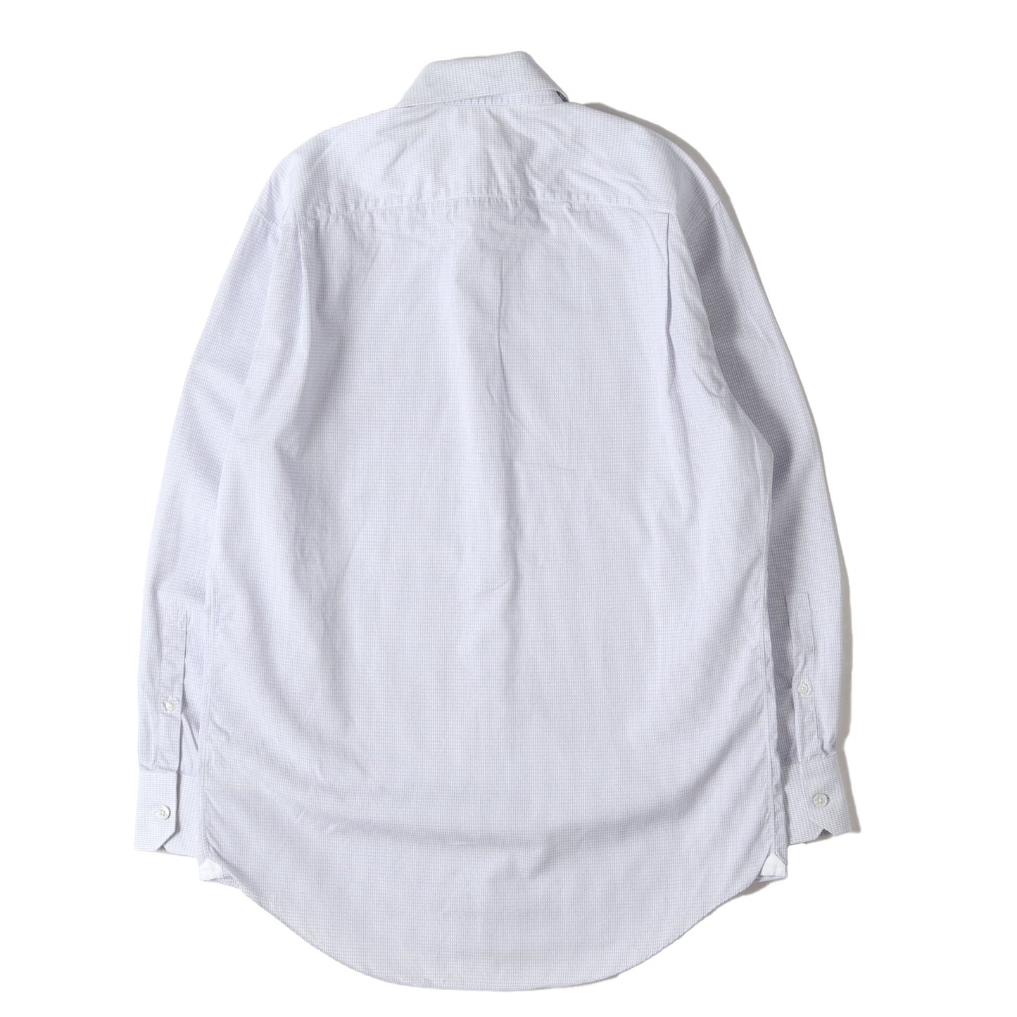 19SS ワイドカラー マイクロチェック コットン ボタンシャツ (RM191F IPJ HGS9PW)