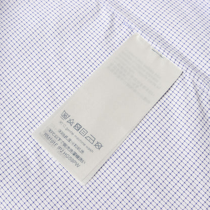 19SS ワイドカラー マイクロチェック コットン ボタンシャツ (RM191F IPJ HGS9PW)