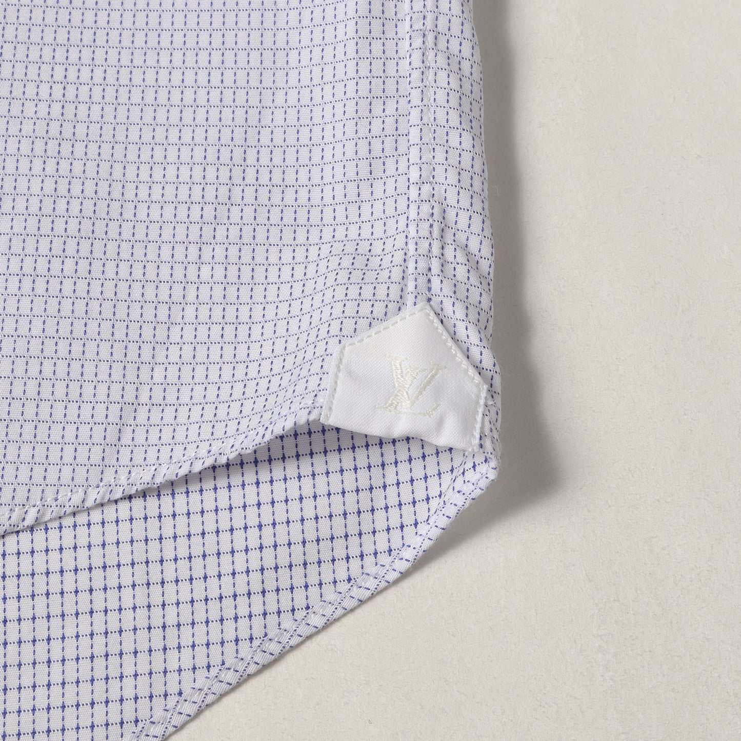 19SS ワイドカラー マイクロチェック コットン ボタンシャツ (RM191F IPJ HGS9PW)