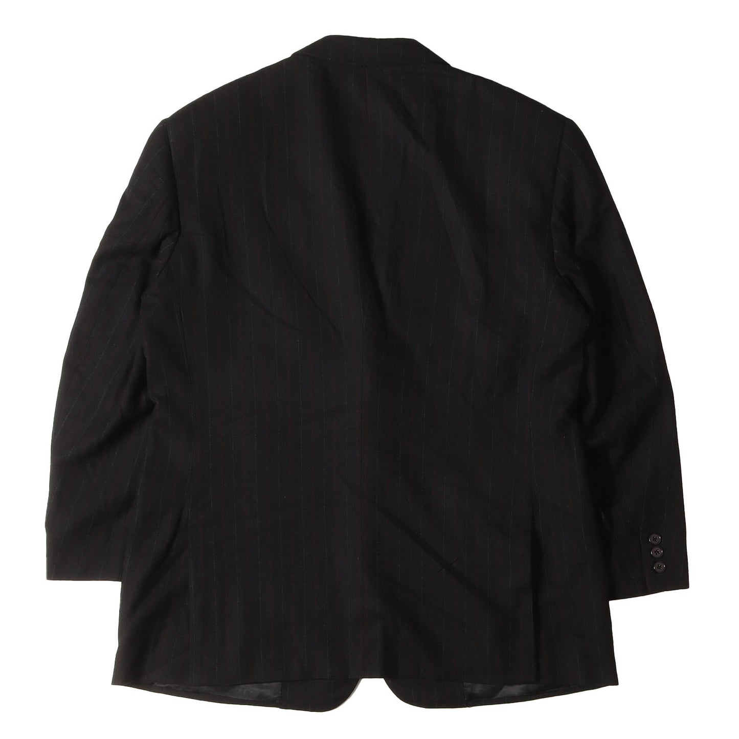 ピンストライプ ウール 3B テーラードジャケット スラックスパンツ セットアップ / PURPLE LABEL パープルレーベル