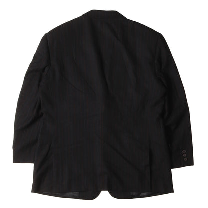 ピンストライプ ウール 3B テーラードジャケット スラックスパンツ セットアップ / PURPLE LABEL パープルレーベル