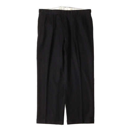 ピンストライプ ウール 3B テーラードジャケット スラックスパンツ セットアップ / PURPLE LABEL パープルレーベル