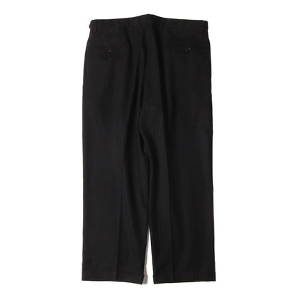 ピンストライプ ウール 3B テーラードジャケット スラックスパンツ セットアップ / PURPLE LABEL パープルレーベル