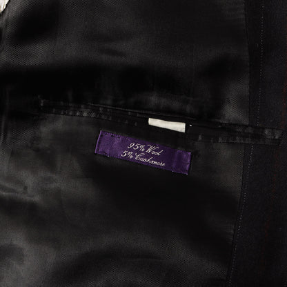 ピンストライプ ウール 3B テーラードジャケット スラックスパンツ セットアップ / PURPLE LABEL パープルレーベル