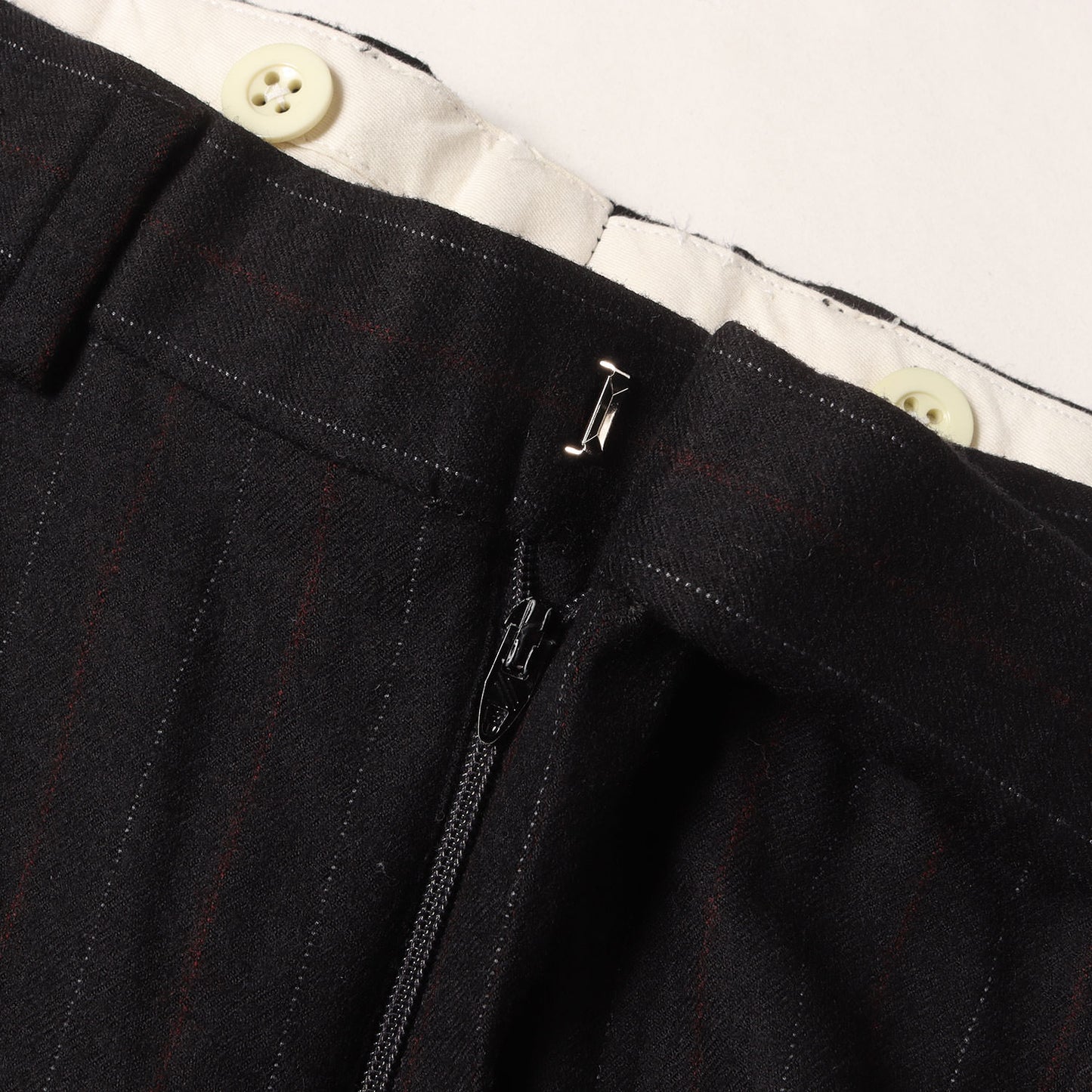 ピンストライプ ウール 3B テーラードジャケット スラックスパンツ セットアップ / PURPLE LABEL パープルレーベル