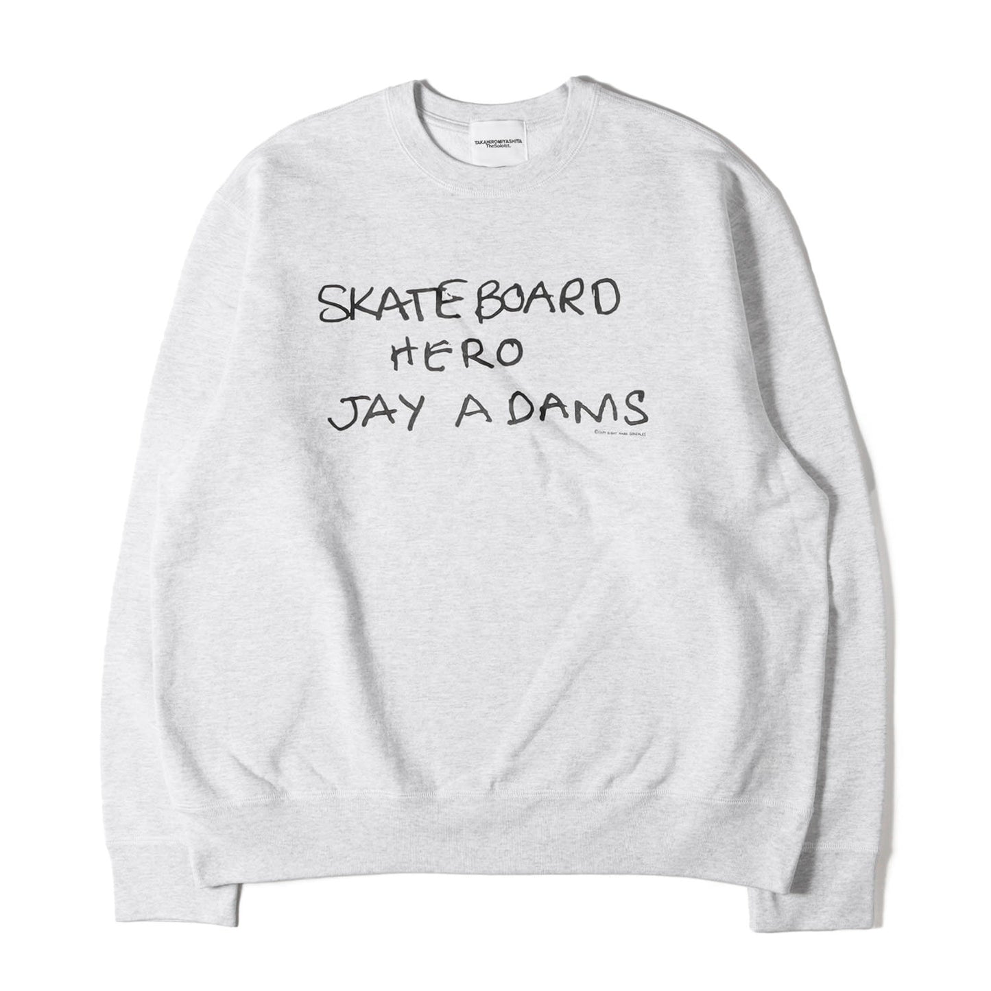 ×Mark Gonzales / SUICOKE レターロゴ クルーネック スウェット