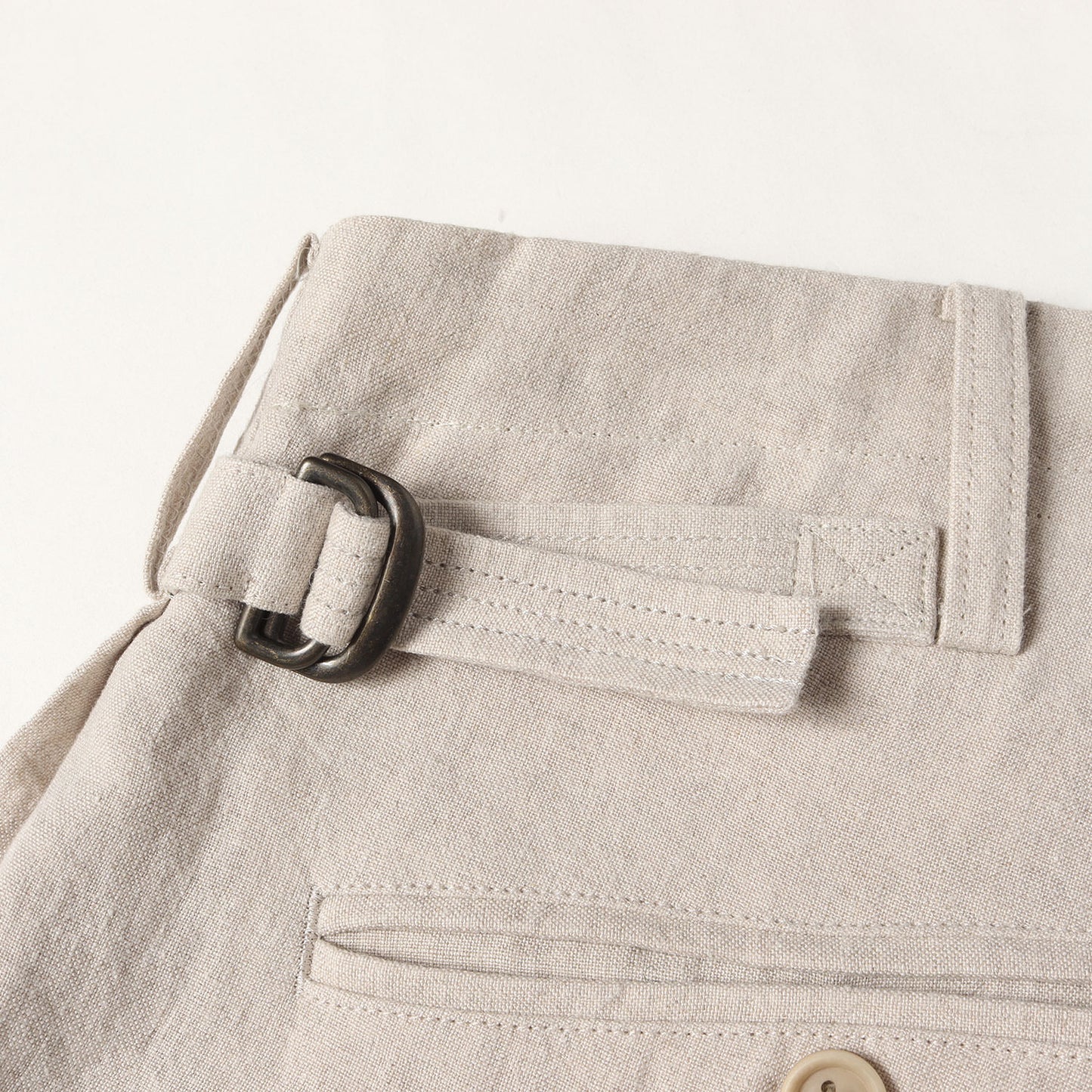 24SS リネン ワンタック サスペンダー カーゴ パンツ / Y's MS-P16-301