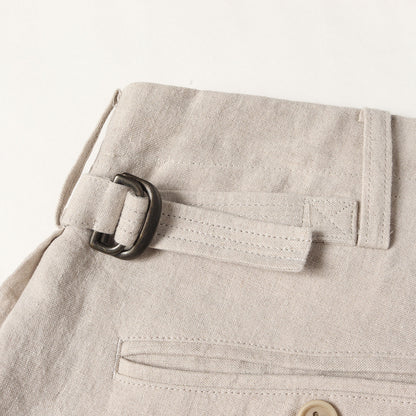 24SS リネン ワンタック サスペンダー カーゴ パンツ / Y's MS-P16-301