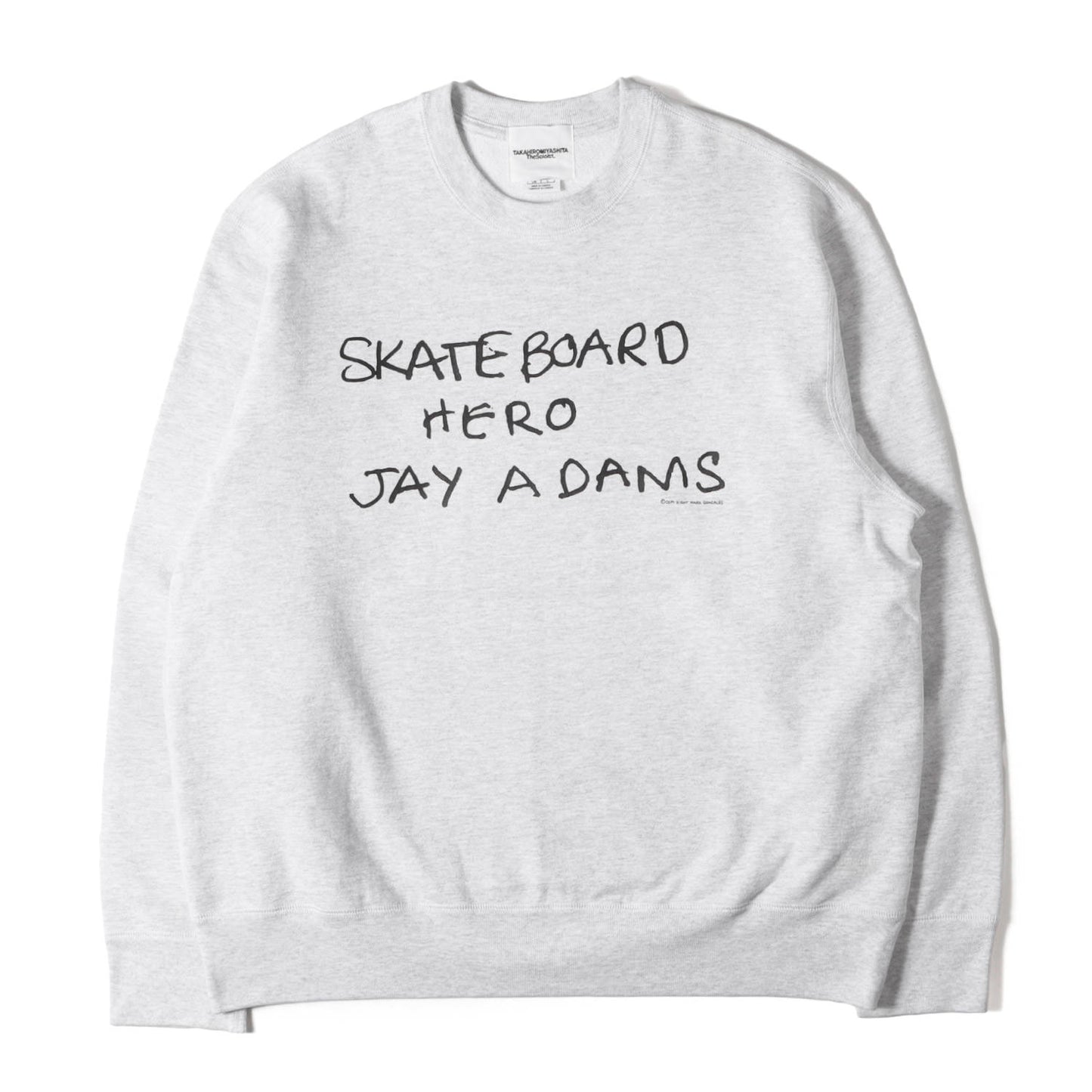 ×Mark Gonzales / SUICOKE レターロゴ クルーネック スウェット