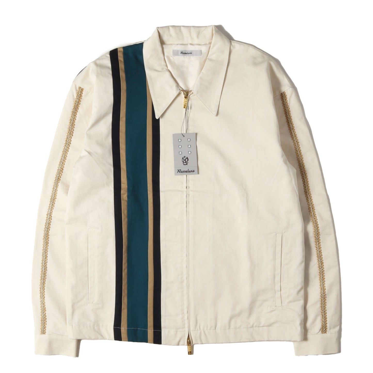 イラスト刺繍 ダブルジップ コットン スイングトップ (LUX SWING TOP)