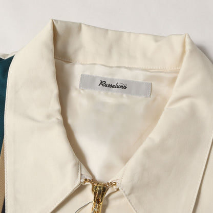 イラスト刺繍 ダブルジップ コットン スイングトップ (LUX SWING TOP)