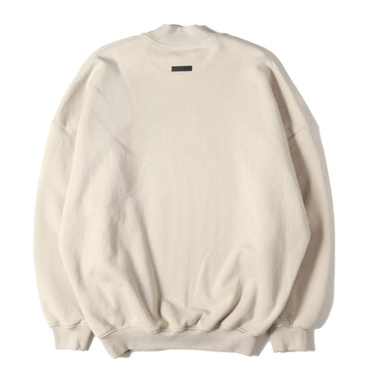 ETERNALフェルトロゴ モックネック オーバーサイズ スウェット