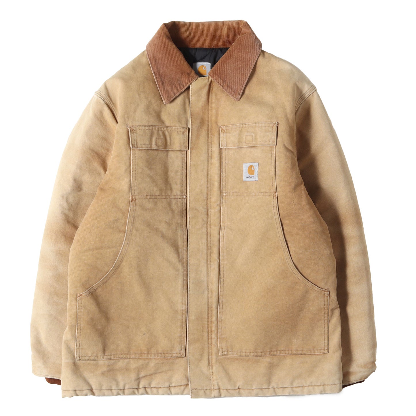 90s - 00s 裏キルティング ブラウンダック トラディショナル コート