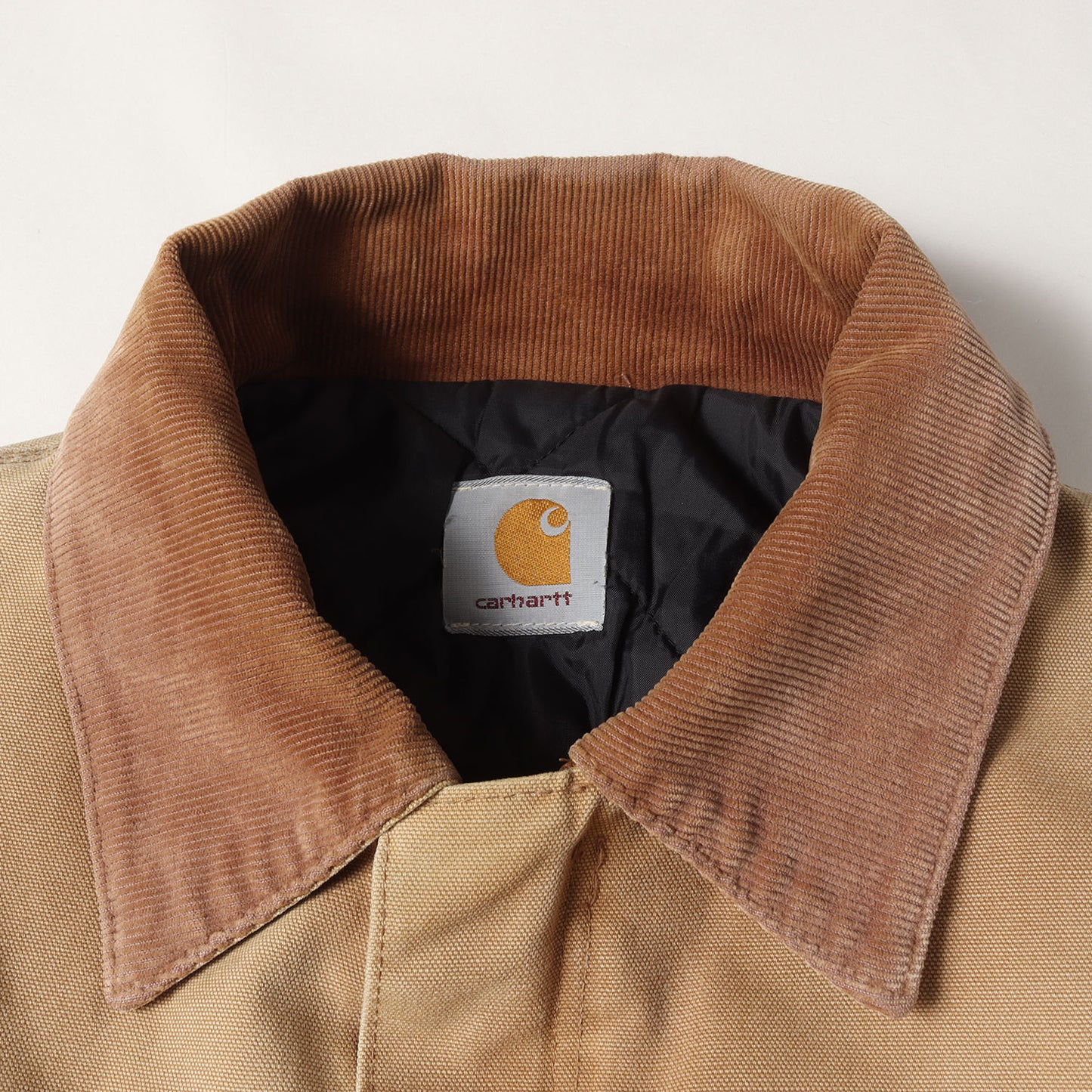 90s - 00s 裏キルティング ブラウンダック トラディショナル コート