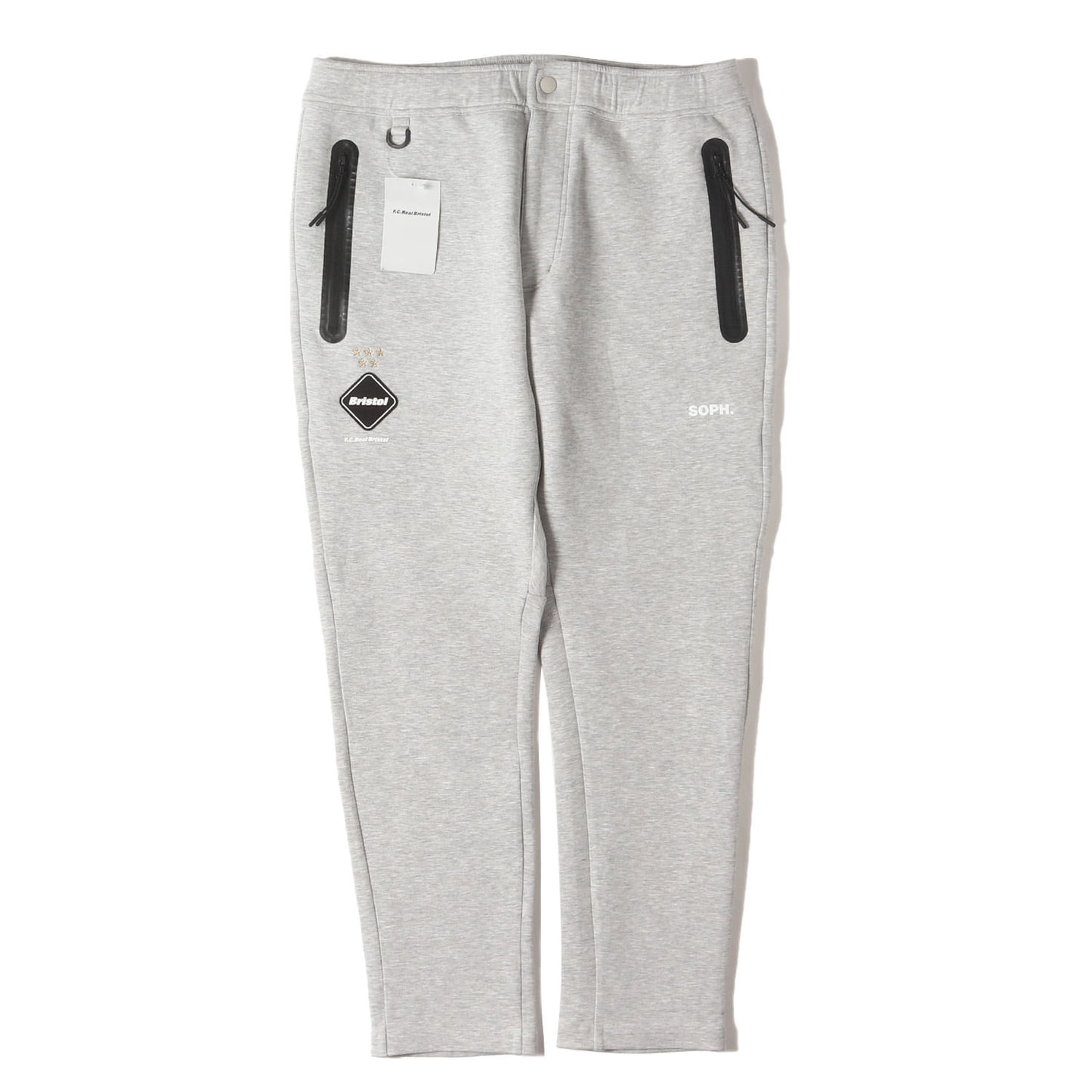 エンブレムパッチ ストレッチ スウェット トレーニング パンツ (FLAT HEM SWEAT TRAINING PANTS)