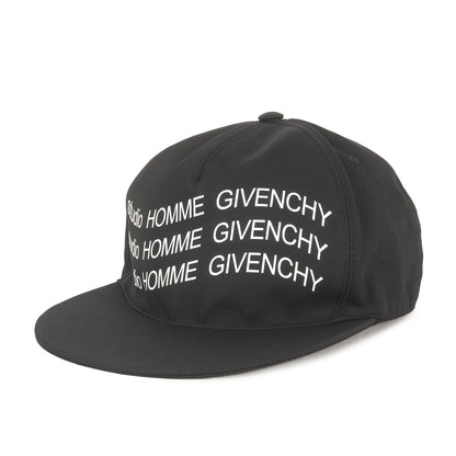 Studio Homme GIVENCHY 波状ロゴ ナイロン ベースボールキャップ
