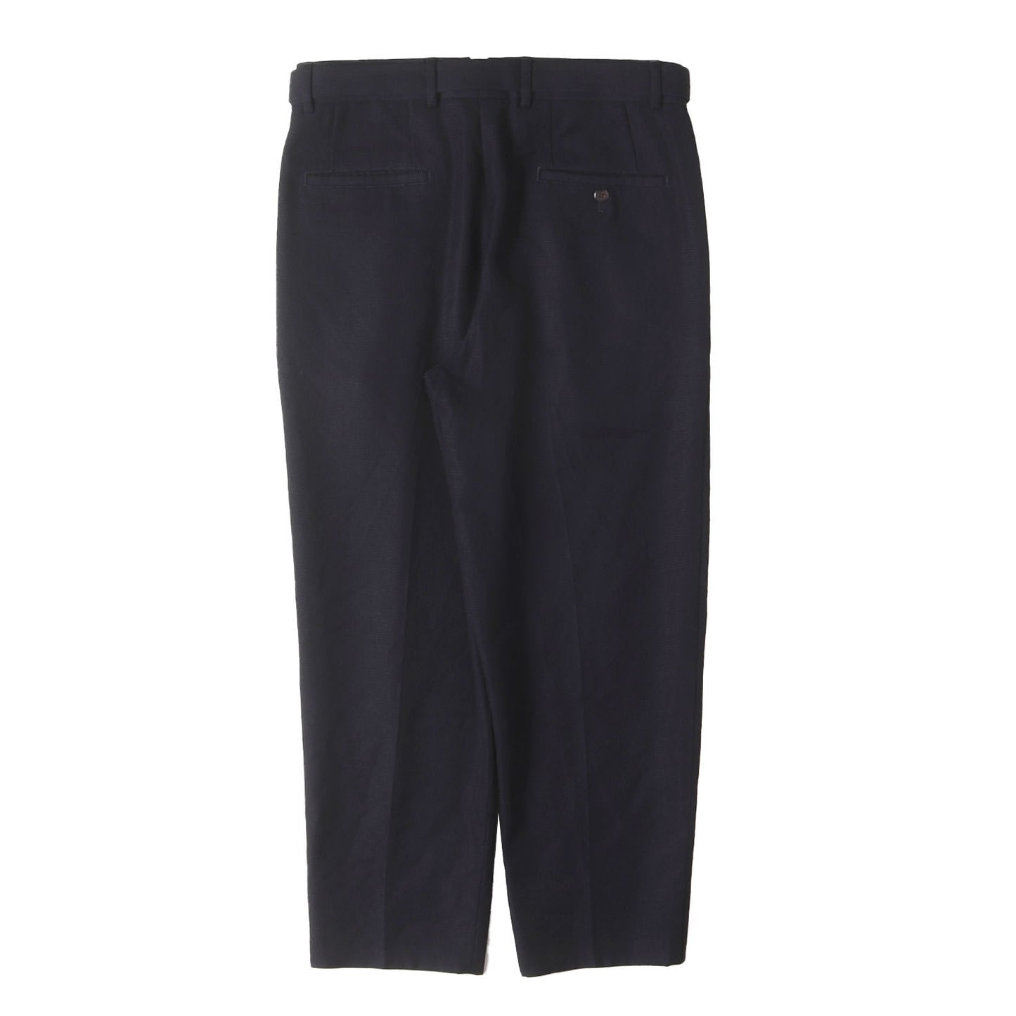 ダブルリングベルト付き ツータック ウール スラックス パンツ (HFP20WUGT 611N)