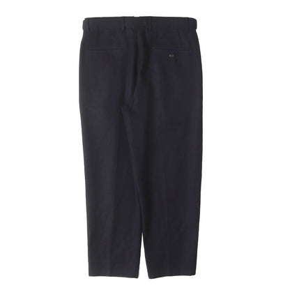 ダブルリングベルト付き ツータック ウール スラックス パンツ (HFP20WUGT 611N)