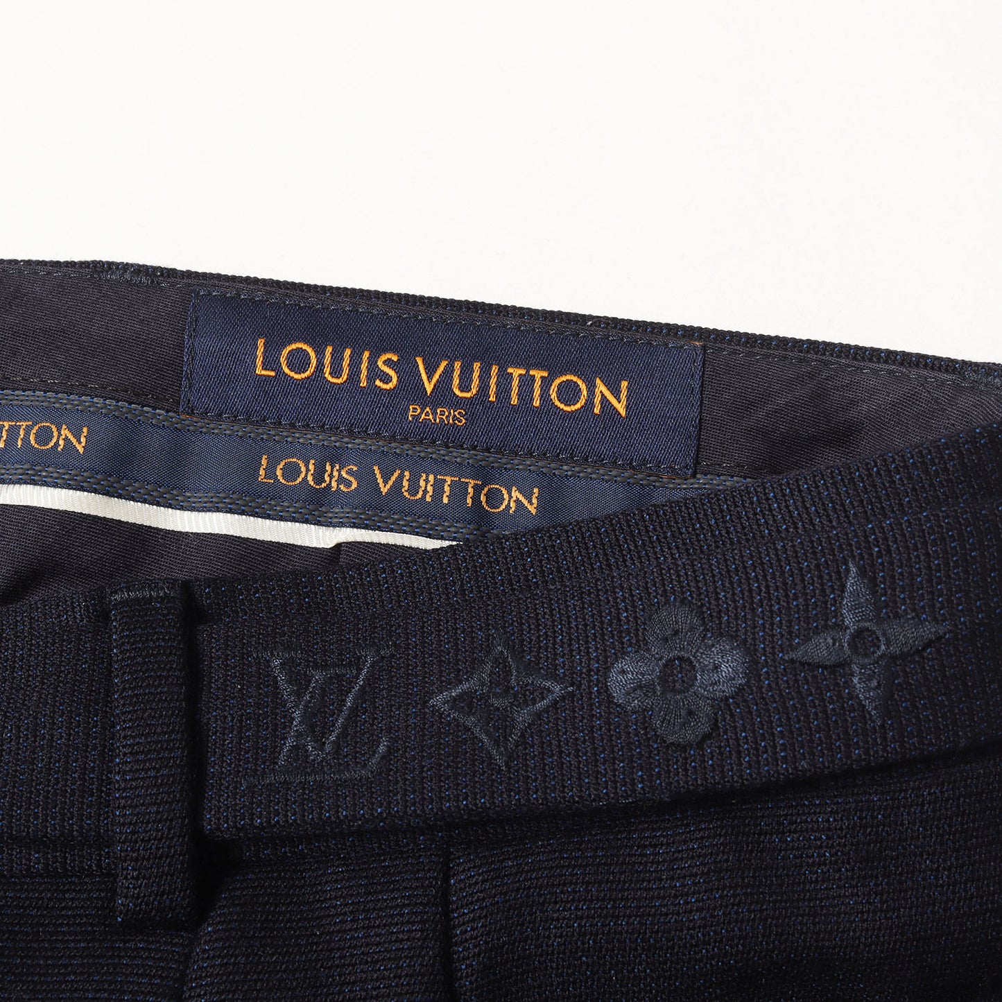 ダブルリングベルト付き ツータック ウール スラックス パンツ (HFP20WUGT 611N)