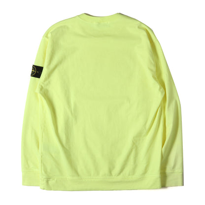 コンパスロゴワッペン付き ヘビーオンス ロングスリーブ Tシャツ (HEAVY COTTON JERSEY GARMENT DYED)
