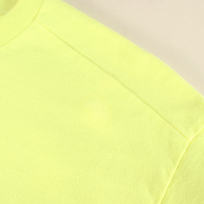 コンパスロゴワッペン付き ヘビーオンス ロングスリーブ Tシャツ (HEAVY COTTON JERSEY GARMENT DYED)